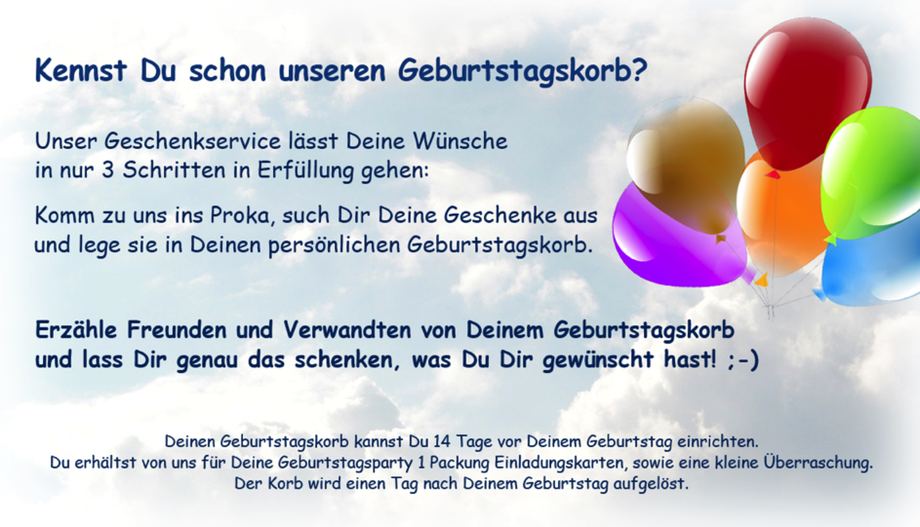 Geburtstagskorb